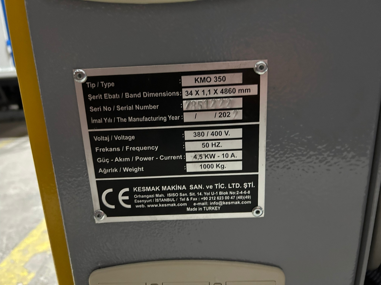 KESMAK KMO 350 